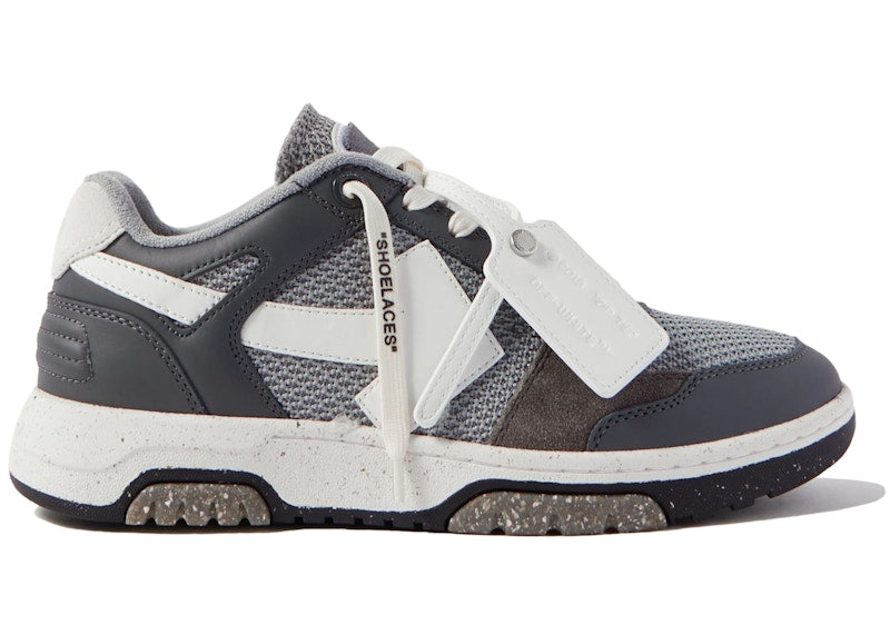 OFF-WHITE Out Of Office Low Mesh Dark Grey White