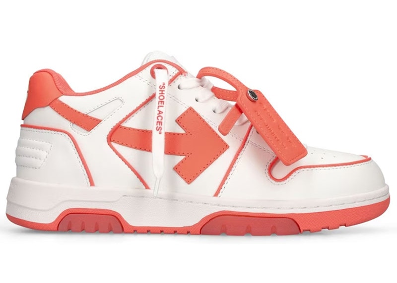OFF-WHITE Out Of Office Low Outlined White Coral Red (Women's)