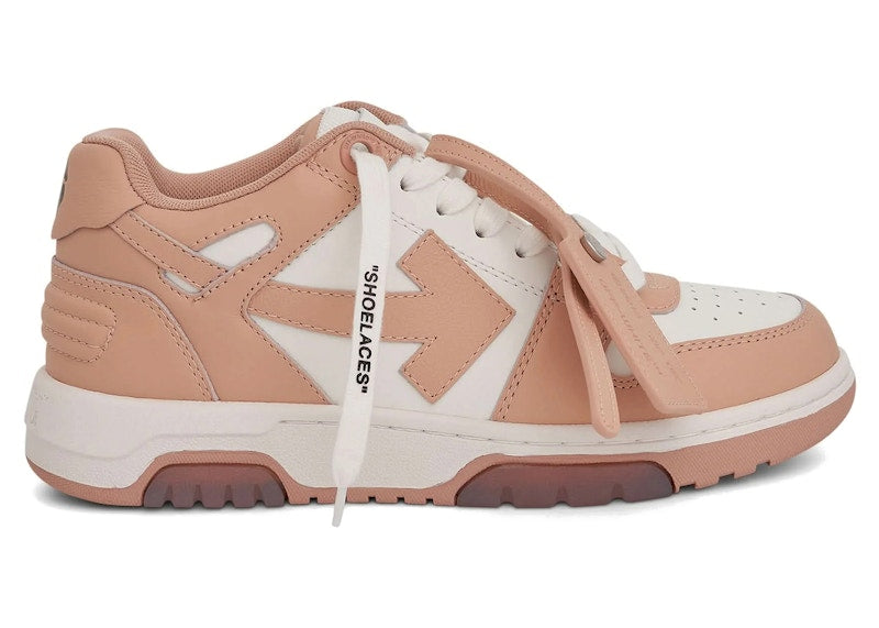OFF-WHITE Out Of Office "OOO" Calf Leather Low Tops Light Brown (Women's)