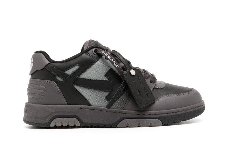 OFF-WHITE Out Of Office OOO Low Tops Black Gradient
