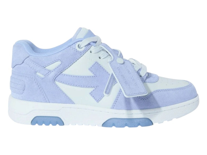 OFF-WHITE Out Of Office OOO Low Tops Dusty Blue Ice Out Suede