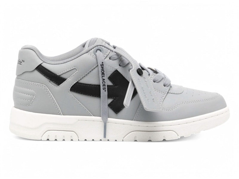 OFF-WHITE Out Of Office OOO Low Tops Grey Black