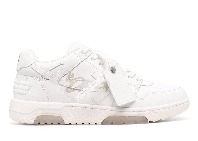 OFF-WHITE Out Of Office OOO Low Tops Specials White Grey