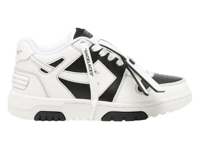 OFF-WHITE Out Of Office OOO Low Tops White Black Outline (Women's)