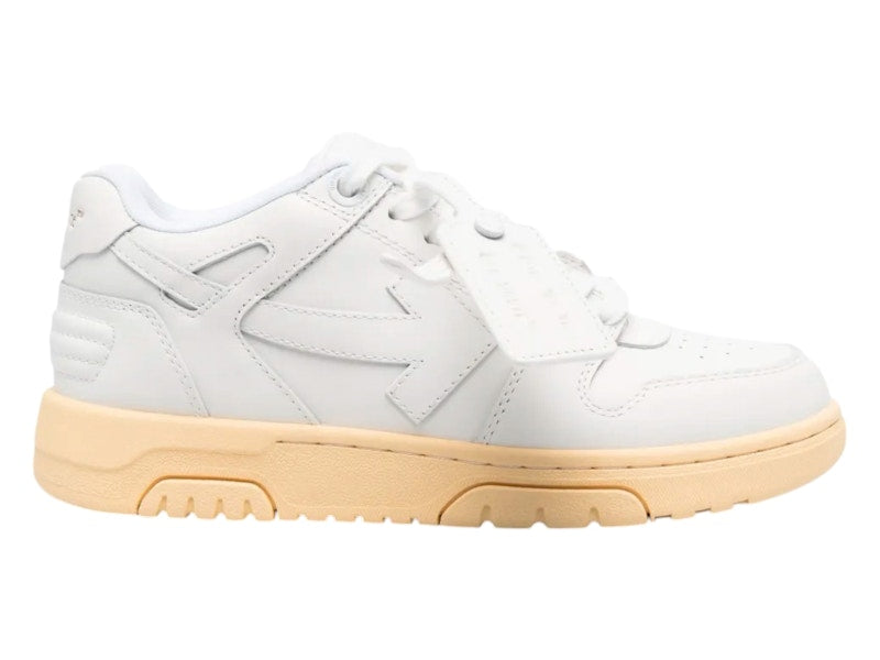 OFF-WHITE Out Of Office OOO Low Tops White Cream (Women's)