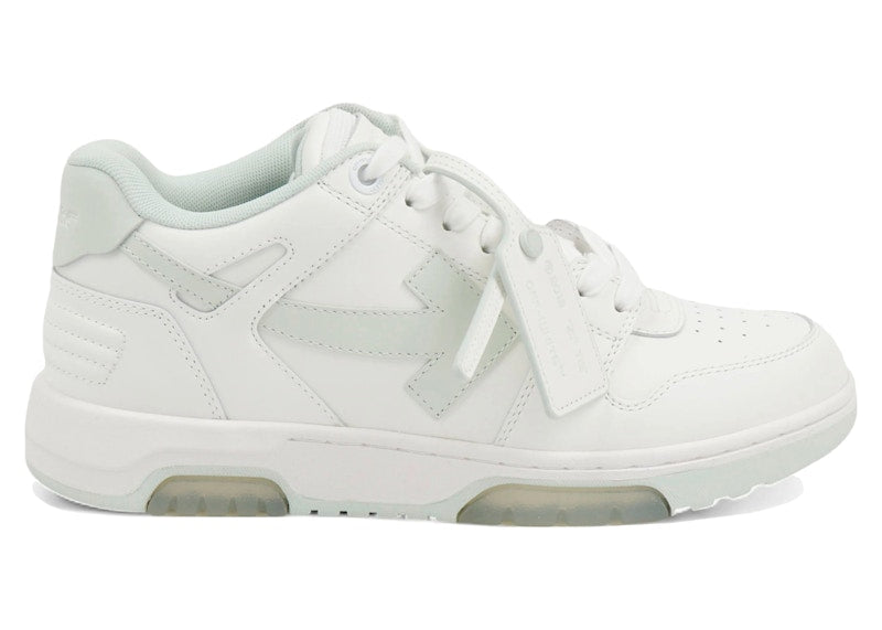 OFF-WHITE Out Of Office OOO Low Tops White Green Mint