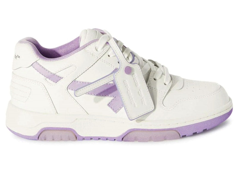 OFF-WHITE Out Of Office OOO Low Tops White Lilac (Women's)