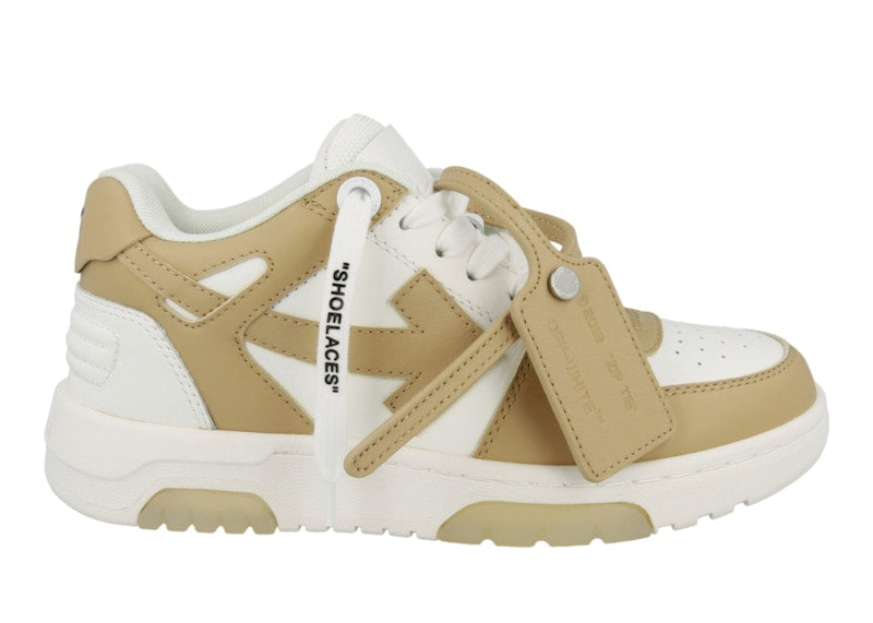 OFF-WHITE Out Of Office OOO Low Tops White Tan (Women's)
