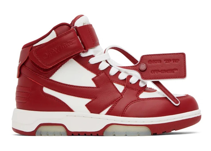 OFF-WHITE Out Of Office OOO Mid White Red (Women's)
