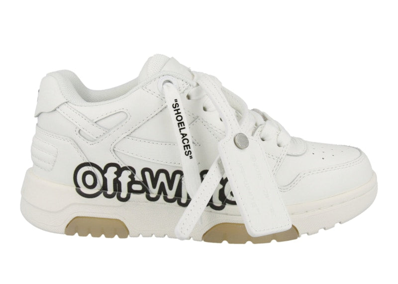 OFF-WHITE Out Of Office OOO "Off-White" Low Tops White Black (Women's)