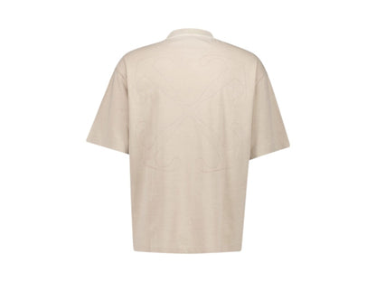 OFF-WHITE Outline Arrow Skate T-shirt Beige
