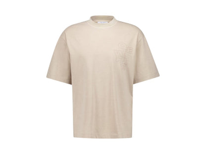 OFF-WHITE Outline Arrow Skate T-shirt Beige