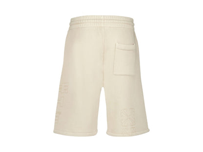 OFF-WHITE Outline Skate Sweatshorts Beige