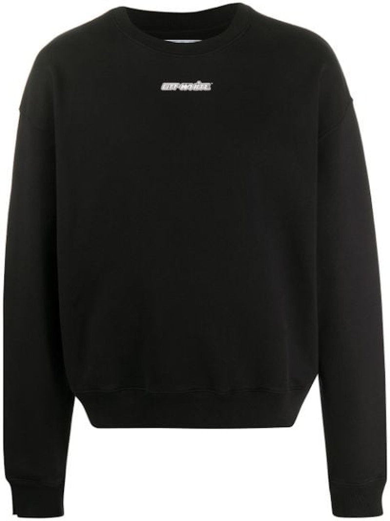 OFF-WHITE Oversize Fit Marker Arrows Crewneck Sweatshirt Black/Blue