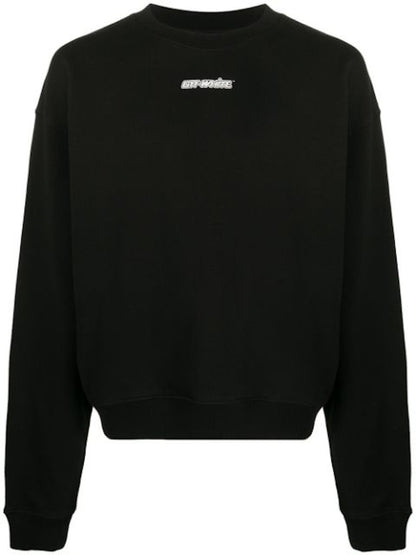 OFF-WHITE Oversize Fit Marker Arrows Crewneck Sweatshirt Black/Red