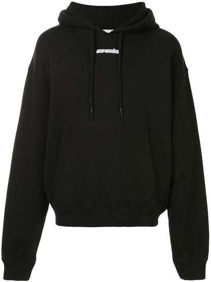 OFF-WHITE Oversize Fit Marker Arrows Hoodie Black/Blue
