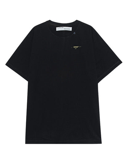 OFF-WHITE Oversized Acrylic Arrows S/S T-shirt (FW19) Black/Yellow