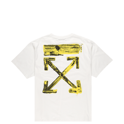 OFF-WHITE Oversized Acrylic Arrows S/S T-shirt White/Yellow
