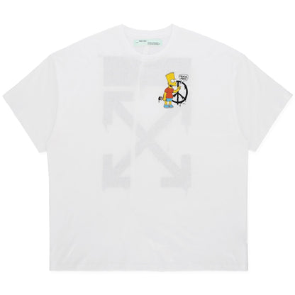 OFF-WHITE Oversized Bart T-shirt White