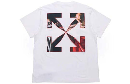 OFF-WHITE Oversized Caravaggio Saint Jerome Writing T-shirt White