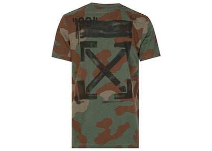 OFF-WHITE Oversized Diag Stencil T-shirt Camo/Green