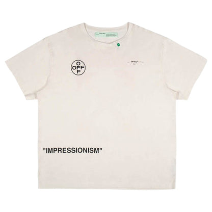 OFF-WHITE Oversized Diag Stencil T-shirt White