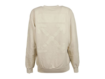 OFF-WHITE Oversized Diag Sweatshirt Ecru