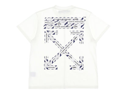 OFF-WHITE Oversized Fit Airport Tape T-shirt White