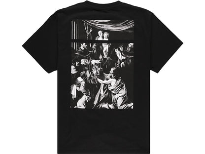 OFF-WHITE Oversized Fit Caravaggio Square T-shirt Black/Multicolor