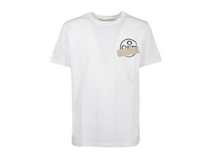 OFF-WHITE Slim Fit Tape Arrows T-shirt White/Beige