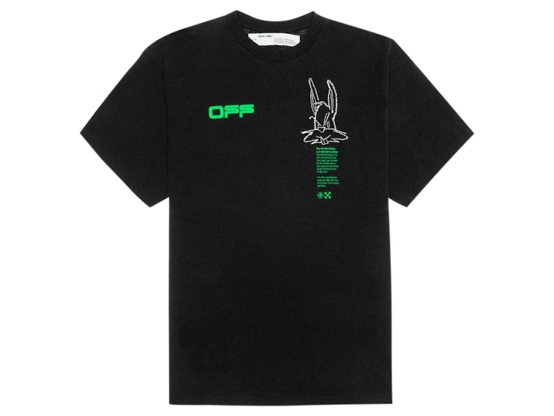 OFF-WHITE Oversized Fit Harry The Bunny T-shirt Black/Multicolor