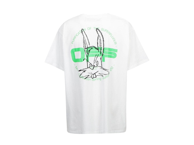 OFF-WHITE Oversized Fit Harry The Bunny T-shirt White/Multicolor