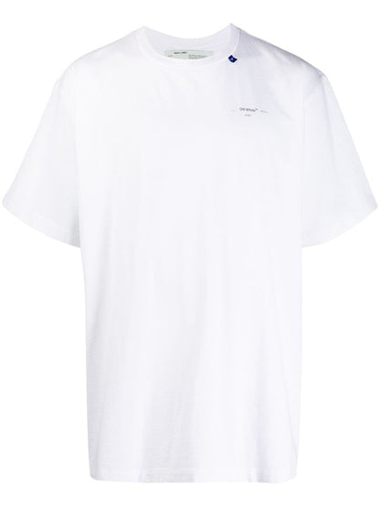 OFF-WHITE Oversized Fit Unfinished T-shirt White/Black
