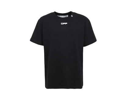 OFF-WHITE Oversized Fit Wavy Line T-shirt Black