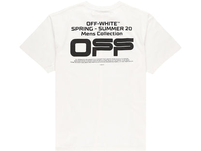 OFF-WHITE Oversized Fit Wavy Line T-shirt White