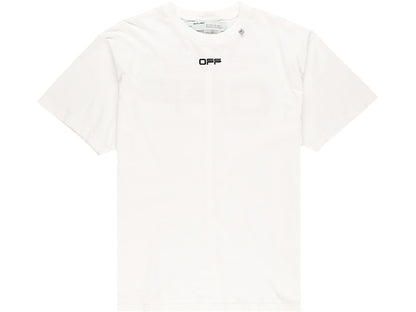 OFF-WHITE Oversized Fit Wavy Line T-shirt White
