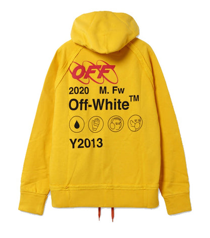 OFF-WHITE Oversized Industrial Y013 Hoodie Yellow/Black
