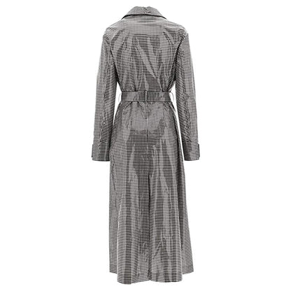 OFF-WHITE PVC Trench Coat Black