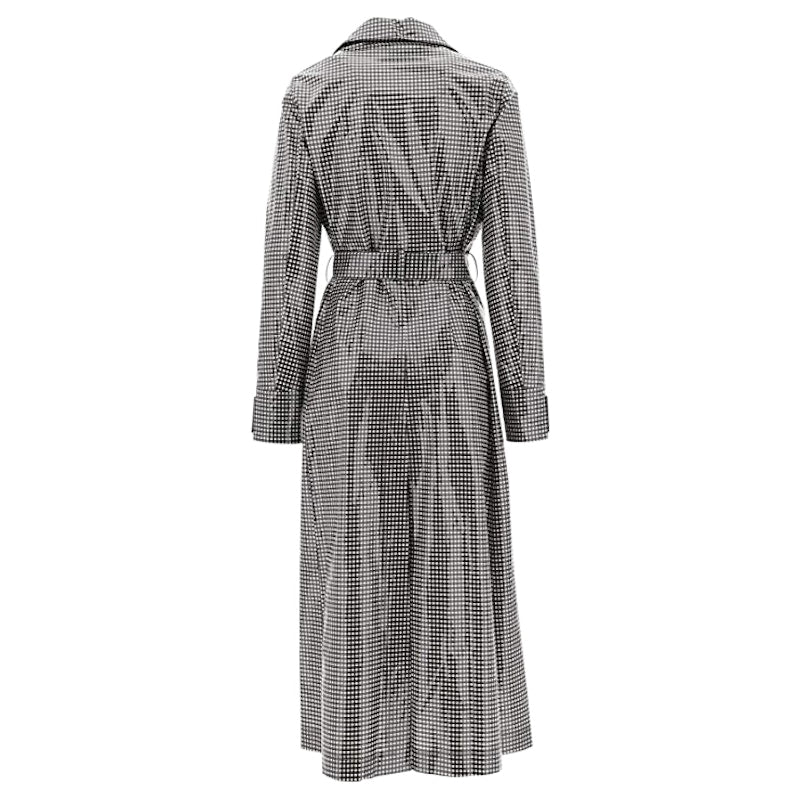 OFF-WHITE PVC Trench Coat Black