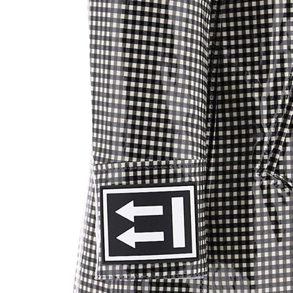 OFF-WHITE PVC Trench Coat Black