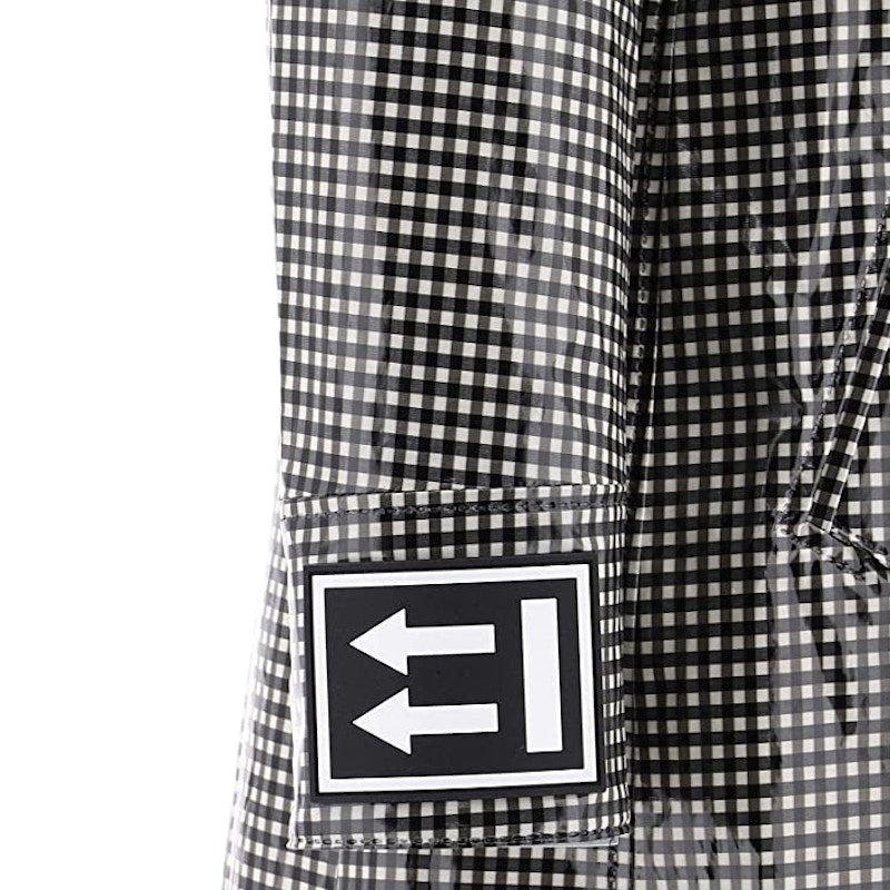 OFF-WHITE PVC Trench Coat Black