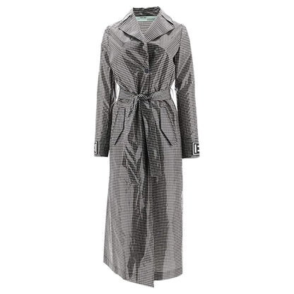 OFF-WHITE PVC Trench Coat Black