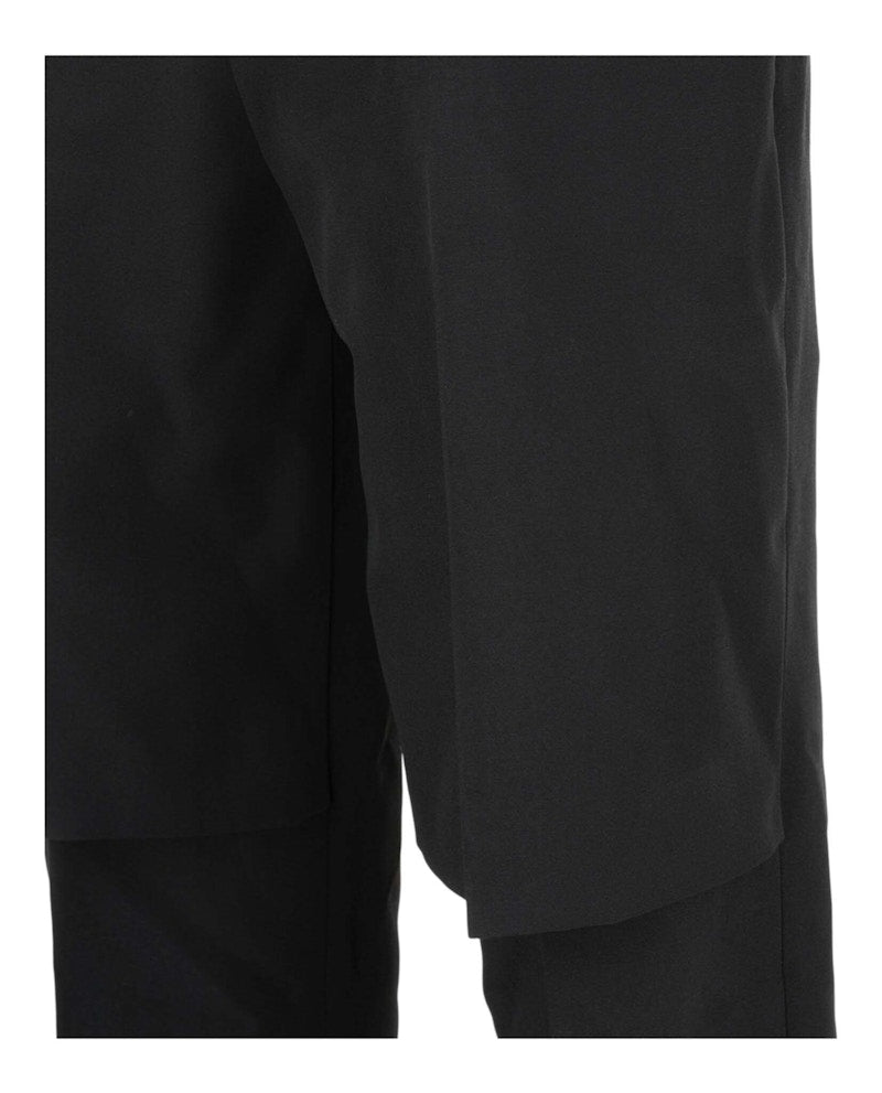 OFF-WHITE Panama Double-Layered Trousers Black