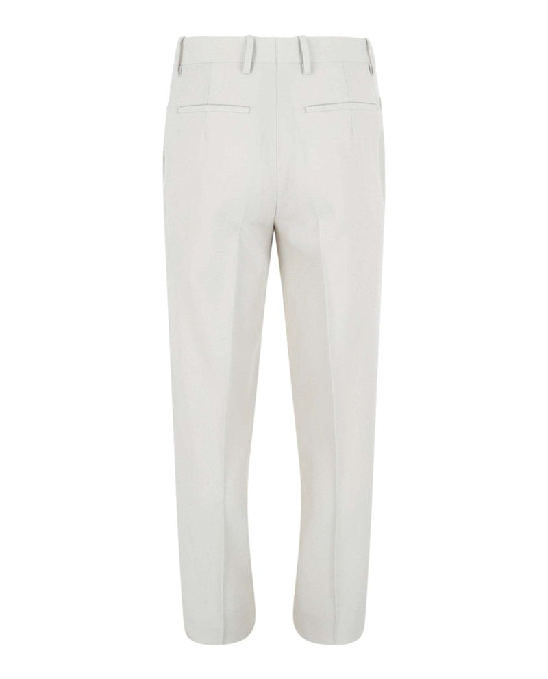 OFF-WHITE Panama Double-Layered Trousers White