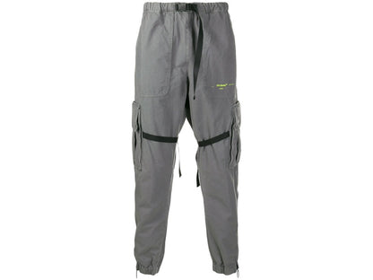 OFF-WHITE Parachute Cargo Pants Grey/Black/Green