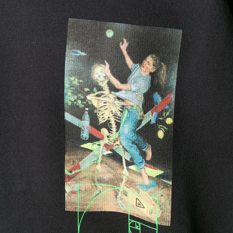 OFF-WHITE Pascal Golden Ratio Painting Sweatshirt Black/Multicolor