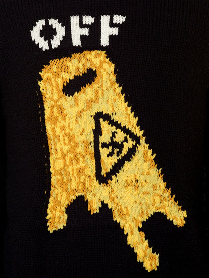 OFF-WHITE Pascal Knit Sweater Black/Yellow