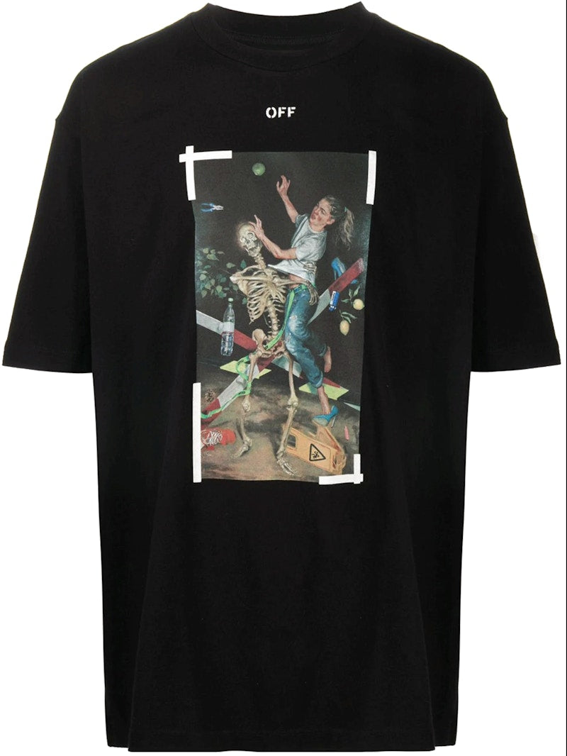 OFF-WHITE Pascal Painting Print Tee Black