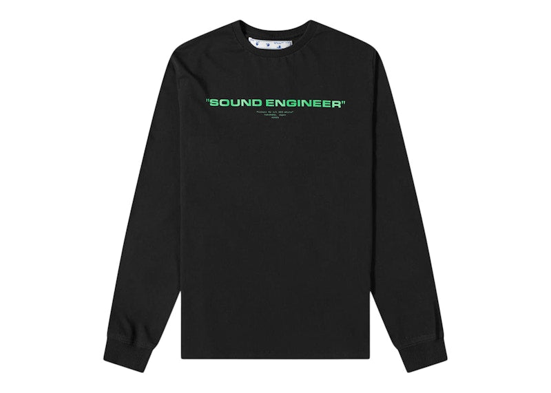 OFF-WHITE Pioneer DJ Console Long Sleeve T-Shirt Black/Green