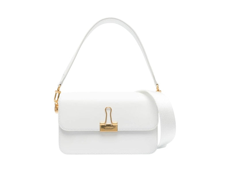 OFF-WHITE Plain Binder M Shoulder Bag White